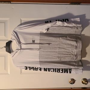 American Eagle long sleeve hooded shirt